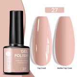 Gold Glitter Gel Nail Polish – Champagne Sparkle UV Semi-Permanent 7ml
