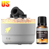 Volcanic Aroma Humidifier Essential Oil Diffuser with LED Light
