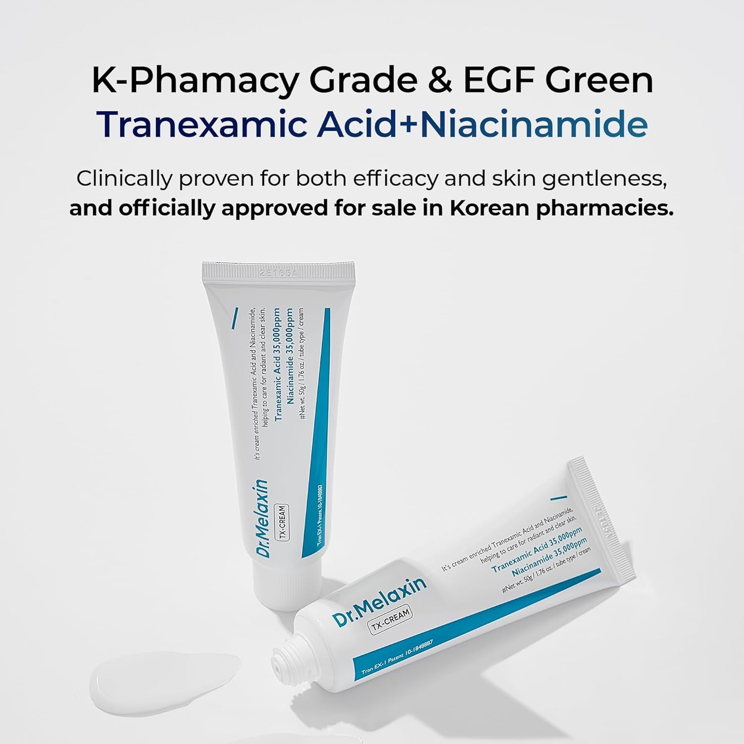 GlowFade™ TX Tranexamic Acid Cream – Korean Anti-Pigmentation &amp; Freckle Corrector for Clear, Even-Toned Skin (50ml)
