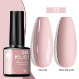 Gold Glitter Gel Nail Polish – Champagne Sparkle UV Semi-Permanent 7ml