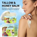 Whipped Beef Tallow Honey Balm Organic Moisturizer for Face & Body