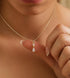 14K Gold Filled Teardrop Necklace · Minimalist Dainty Pendant · Marquise Necklace · Waterproof · Graduation Gift · Weddign